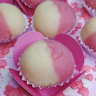 strawberry brigadeiro